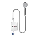 3500W Durchlauferhitzer Dusche Badezimmer Wasserhahn Warmwasserbereiter Digitalanzeige Energiesparend, Sofortheizung
