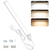 LED Schrankbeleuchtung Küche 41cm, 3000K 4000K 6500K Dimmbar Unterbauleuchte mit Berührungsloser Sensor, Unterbauleiste Ultradünnes für Küche, Schlafzimmer, Badezimmer, Flur, Treppe, Schreibtisch