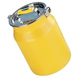 UKCOCO Edelstahl Vorratseimer 10l mit Versiegeltem Deckel für Reis Mehl Getreide Küchenbehälter Haushaltsaufbewahrung