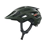 ABUS MTB-Helm Moventor 2.0 - komfortabler Fahrradhelm fürs Gelände - All-Mountain-Helm - für Damen und Herren - Grün Matt, M