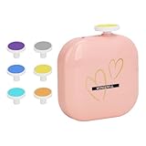 Elektrische Nagelfeile für Kinder - Nageltrimmer für Kinder mit LED-Licht, wiederaufladbares geräuscharmes Nagelwerkzeug für Kinder, sicheres Nagelpflegeset für , ne