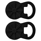 Magnetische Brillenhalter - 2 Stück Magnetische Brillenhalter für Kleidung | Silikon Brillenband Alternative Anhänger Mode Reise Outdoor Kleidung Wandern Frauen, blacks, verwijzen naar de beschrijving