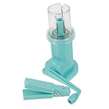 PLAFOPE Handbetriebene Strickmaschine Kunststoff DIY Strickmühle für Anfänger und Erwachsene Tragbarer Wollwickler Garnspulen Knitting Tool mit Anleitung Kreatives Handstrickgerät für