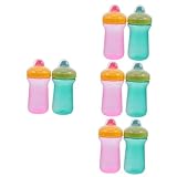 Vaguelly 8 Stk Lernbecher Trinkbecher für Babys Trinkbecher für Kleinkinder trinkbecher für kinder Wassergläser Babytasse Trainingsbecher für Kleinkinder Babywasserflasche silikon