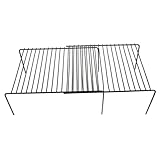 SOLUSTRE Verstellbares Küchenregal aus Robustem Multifunktionaler Schrank Organizer für Gewürze und Haushaltswaren Platzsparend Vielseitig Einsetzbar in Küche Bad und Wohnzimmer Schwarz