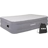 AVENLI Luftmatratze Luftbett selbstaufblasend für 2 Personen 203x152x46cm aufblasbare Matratze Gästebett mit integrierter Pumpe extra hohe Liegefläche beflockte Oberfläche für Camping & Zuhause