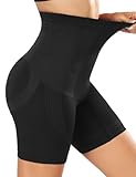 Nadeer Shapewear Damen Bauchweg Unterhose Hohe Taille Miederhose Figurenformend Miederpants Bauchkontrolle Shaping Unterwäsche für Frauen(Schwarz,M)