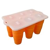 Celuicion Eisformen für Eis am Stiel, Silikon Eisformen, Faltbare Silikonform für Eis am Stiel, Kreative Form für Eis am Stiel, hausgemachte Eis am Stiel, Maschine