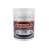 SANTOS Einbrenn- & Pflegepaste - Guss- & Schmiedeeisen - 250ml - Pflege & Schutz - Feuertöpfe, Plancha, Gussroste, Dutch Oven, Pfannen - langanhaltend