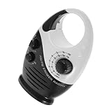 Toddmomy Mini Tragbares Wasserdichtes Duschradio mit Stabilem Empfang Integriertem Lautsprecher Top Griff für Badezimmer für Musik und Nachrichten Beim Duschen