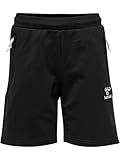 Hummel Unisex Kinder Hmlmove Grid Cotton Kids Shorts, Schwarz, 152 EU