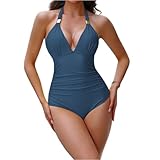 Bikini Damen Set Mit Push Up Effekt Badeanzug Einteiler Bauchweg Bikini-Set Für