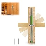 Sauna Sanduhr,Saunauhr,Sanduhr Sauna,Sauna Sanduhr 15 Minuten Aus Holz Grüner Sand,Küchentimer Hitzebeständig,Sanduhr Sauna Timing Zubehör Wird Für Küche Und Sauna Verwendet