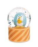 NICI Schüttelkugel mymochi Pinguin Waddle 6,5cm - orange - Kawaii Deko-Zubehör, Schneekugel, Glimmerkugel, Glaskugel – Geschenkidee für Freundschaft | 61826