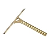 Qqmora Edelstahl-Duschabzieher, Langlebiger Fensterabzieher für Glastüren, Entfernt Wasserflecken für Badezimmer und Küche