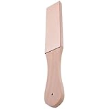 Hlagmix Leder-Schärfstreifen, Paddel-Streichriemen, doppelseitig, ergonomischer Griff, Schneider, Schärfer, Werkzeuge für Küchenköche, Holzbearbeitung