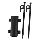 TOYANDONA 1Satz Tragbarer Zeltheringe Zeltfixierer mit Erdankern Robustes Camping Zubehör für Stabile Markisenstangen und Planen für Outdoor Aktivitäten