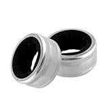 MOLUCKFU 10 Stück Teiliges Edelstahl Wein Tropfenfänger mit Schwammfüllung Auslaufsicherer Flaschenring für Rotwein Schützt Tisch vor Flecken Langlebiges Lebensmittelechtes Bar zubehör