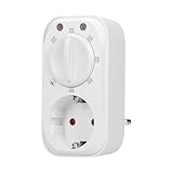 Mechanische Zeitschaltuhr mit Dämmerungssensor, 3680W, 16A, 230V~, IP20, Schuko Steckdose, Kompakt und Platzsparend