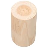 CIYODO Holz Teelichthalter Rustikaler Kerzenständer aus Langlebigem Holzstumpf Dekorative Holzdeko für Hochzeitsfeier Party und Wohnraumgestaltung Natürlicher Kerzenhalter für Teelichter