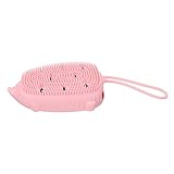 VICASKY 1Stück Silikon Badebürste Doppelseitige Körper Scrubber Pinsel Für Sanfte Reinigung Massage Und Peeling Für Dusche Und Bad Zartem Für Erwachsene Geeignet