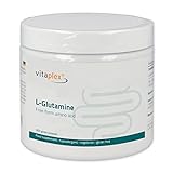 Vitaplex L-Glutamin Pulver hochdosiert (300mg) L-Glutamin Complex und Aminosäure Workout Supplement - Glutaminsäure Pulver mit Aminosäuren - Glutaminpulver Nahrungsergänzungsmittel
