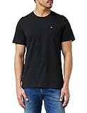 Tommy Hilfiger T-Shirt Herren Kurzarm TJM Original Slim Fit, Schwarz (Tommy Black), XL