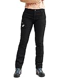 RevolutionRace Damen Nordwand Pants, Hose zum Wandern und für viele Outdoor-Aktivitäten, Jet Black, XL