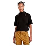 G-Star Damen Saddle Sleeve Boxy Top, Schwarz (dk Black D25051-D703-6484), M