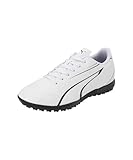 PUMA Herren Vitoria TT Soccer Shoe, White Black, 39 EU
