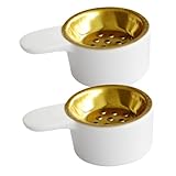 ULDIGI 2 Stück Kompakter Keramik Räuchergefäß Retro Aroma Räucherstövchen Tischdeko Leicht Tragbar für Meditation und Schlafhilfe Geeignet