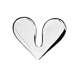 Alessi 'Nut Splitter', Walnussöffner aus Edelstahl 18/10 glänzend poliert, L 4cm, B 3,5cm, Silber