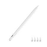 CMARS New Stift, Stift für iPad Apple(2018-2025), Schnellladung, Palm Rejection und Neigungssensitivität, Kompatibel mit iPad 6/7/8/9/10/A16,Mini 5/6,Air 3/4/5/M2/M3,Pro 1/2/3/4/5/6/M4（weiß）