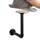 Hanger für die Helmwand - Helmhalterung aus Stahl, Huthaken | Motorradhelm-Rack, Deckelhalterung, Wandmontage, Aufbewahrungshaken