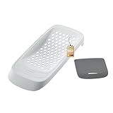 Westmark Spätzlereibe mit flexiblem Schaber, Kunststoff, Weiß/Grau, 61132270