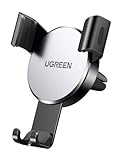 UGREEN Kfz-Handyhalterung für Lüftungsschlitze, Schwerkraft-Halterung, rüttelfest, universal, verstellbar, kompatibel mit iPhone 15 Pro Max 14 13 12, Samsung Galaxy S24 Ultra S23 und weiteren