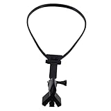 AKOOSY Hals Hängender Mikrofonhalter Bewegungsfreiheit für Künstler Verstellbarer Clip für Singen Moderation und Live Streaming im Freien