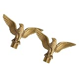 Garneck 4 Stück Adler Fahnenmast Kopf Fahnenstange Adler-flaggen-Topper Festival Adlerflagge Fahnenmast Eagle Topper Spitze Endstücke Fahnenmast -top -Ornament Zubehör Im Freien Plastik