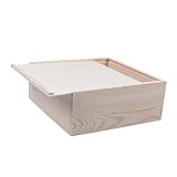 VALICLUD 1 Stück Karton schmuckschatulle aus holz mit Deckel Halskettenhalter-Organizer weihnachtsgeschenk box weihnachtsgeschenkboxen aufbewahrungskorb bastelset Bambus