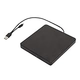 Zunate Externes CD-DVD-Laufwerk, USB 3.0 USB C Tragbares CD-DVDDVD +/-RW-Laufwerk, Brenner, CD-ROM-Lesegerät, Brenner für Laptop-Desktop-PC, für Win, für OS X