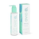 OVIO Aloe Vera - Feuchtigkeitsspendendes Gleitmittel auf Wasserbasis - Dauerhaft, nicht klebrig und frei von Carbomeren, Parabenen, Palmöl, Parfüm und Farbstoffen - vegan und tierversuchsfrei