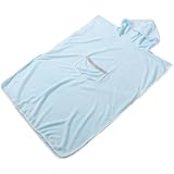 DEARMAMY Bademantel Für Damen Mit Kapuze Fleece Material Saugfähig Und Schnelltrocknend Bequemer Bademantel Für Hause Und Spa