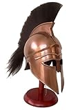Mittelalterlicher korinthischer Helm Stahl Spartan Helm 300 Filmhelm Metall Tragbare Helme Rollenspiel SCA LARP Kostüme Halloween