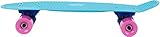 Skateboard Cruiser Mini Board, Retro-Style für Kinder & Jugendliche, Komplettboard, Pennyboard, Anfänger (Türkis)