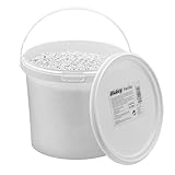 Hubey Perlite für Pflanzen - Drainagelage - Sauerstoffspeicher, Feuchtigkeitsspeicher - Bodenverbesserer, staubarm (6 Liter)