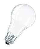 OSRAM LED Base Classic A, Sockel: E27, Nicht Dimmbar, Kaltweiß, Ersetzt eine herkömmliche 60 Watt Lampe, Matt, 2-er Pack