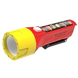 Ledlenser KidBEAM4 Kinder-Taschenlampe Feuerwehrmann, 4 LED Farben, AAA batteriebetrieben, leicht, 72 g, inkl. Taschenclip, automatische Abschaltfunktion, hervorragend zum Lesen, Camping, Geschenk