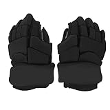 Tyenaza Paar Hocky-Spielerhandschuhe, Biegbare Fingerschutzhandschuhe, Straßenhockey-Handschuhe, Flexible, Atmungsaktive Sport-Eishockey-Spielerhandschuhe(Nine inches)