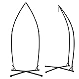 HAGO Hängestuhlgestell Metallgestell Hängeständer Hängegestell Metall universal 210cm bis 120kg Schwarz