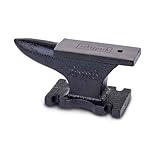 Scheppach Schmiedeamboss GEA4500 Black Edition Amboss Schmiedeboss Gusseisen | 230 x 80 x 105 mm | Ambossfläche 142 x 52 mm | 4 Aussparungen zur Befestigung auf einer Werkbank